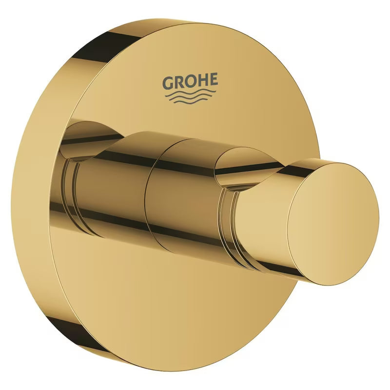 Łazienkowy haczyk na szlafrok Grohe Essentials w wykończeniu cool sunrise z powłoką Grohe StarLight