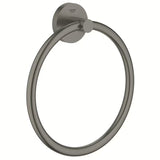 Wieszak na ręcznik Grohe Essentials w wykończeniu Brushed Hard Graphite z ukrytym mocowaniem