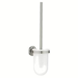 Zestaw SZCZOTKI do Wc Grohe Essentials w matowym wykończeniu supersteel z ukrytym mocowaniem ściennym.