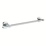 Chromowany uchwyt na ręczniki Grohe Essentials z drążkiem i ukrytym mocowaniem ściennym