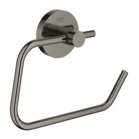 Uchwyt na papier Toaletowy Grohe Essentials bez pokrywy w wykończeniu hard graphite z ukrytym mocowaniem