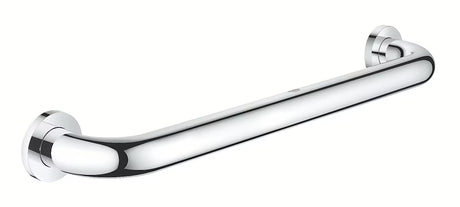 Chromowany uchwyt wannowy Grohe Essentials z ukrytym mocowaniem i powłoką Grohe StarLight
