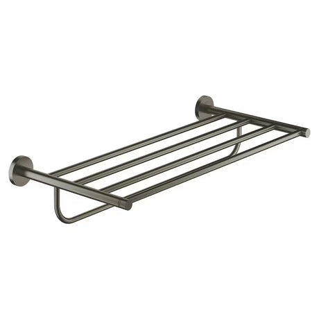Uchwyt na kilka ręczników Grohe Essentials w wykończeniu Brushed Hard Graphite z ukrytym mocowaniem