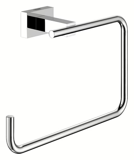 Chromowany wieszak na ręcznik Grohe Essentials Cube z ukrytym mocowaniem