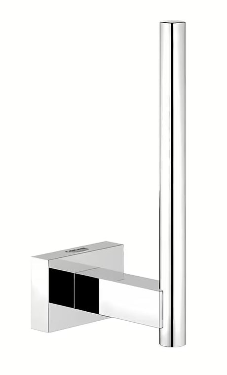 Chromowany ścienny uchwyt na zapasową rolkę papieru toaletowego Grohe Essentials Cube z ukrytym mocowaniem