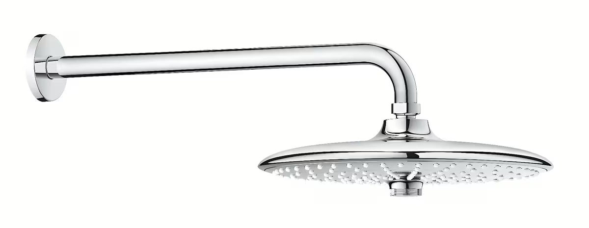 Deszczownica  Grohe Euphoria 260 smartcontrol w chromie z trzema rodzajami strumienia i ramieniem prysznicowym