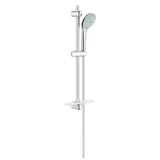 Zestaw prysznicowy Grohe Euphoria 110 Massage w wykończeniu chrom z drążkiem, wężem i półką EasyReach.