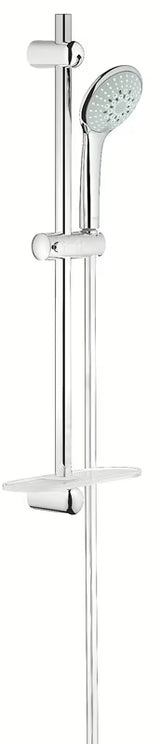 Zestaw prysznicowy Grohe Euphoria 110 Champagne w chromie ze słuchawką prysznicową, drążkiem i półką EasyReach