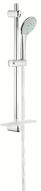 Zestaw prysznicowy Grohe Euphoria 110 Champagne w chromie ze słuchawką prysznicową, drążkiem i półką EasyReach