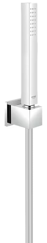 Zestaw wannowy Grohe Euphoria Cube w chromie ze słuchawką prysznicową, uchwytem i wężem prysznicowym Silverflex 1 250 mm.