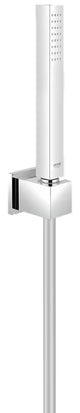 Zestaw wannowy Grohe Euphoria Cube w chromie ze słuchawką prysznicową, uchwytem i wężem prysznicowym Silverflex 1 250 mm.