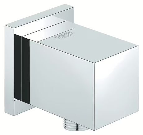 Grohe Euphoria Cube przyłącze kątowe w chromie o kwadratowym wzornictwie