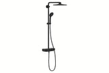 System prysznicowy Grohe Euphoria smartcontrol z termostatem w wykończeniu phantom black z deszczownicą i prysznicem ręcznym