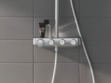 Chromowany system prysznicowy Grohe Euphoria smartcontrol z termostatem, deszczownicą 310 mm i słuchawką prysznicową
