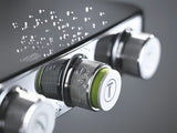 Chromowany system prysznicowy Grohe Euphoria smartcontrol z termostatem, deszczownicą 310 mm i słuchawką prysznicową