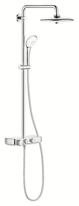System prysznicowy Grohe Euphoria smartcontrol System w chromie z baterią termostatyczną, z deszczownicą i słuchawką prysznicową