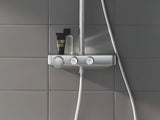 System prysznicowy Grohe Euphoria smartcontrol System w chromie z baterią termostatyczną, z deszczownicą i słuchawką prysznicową