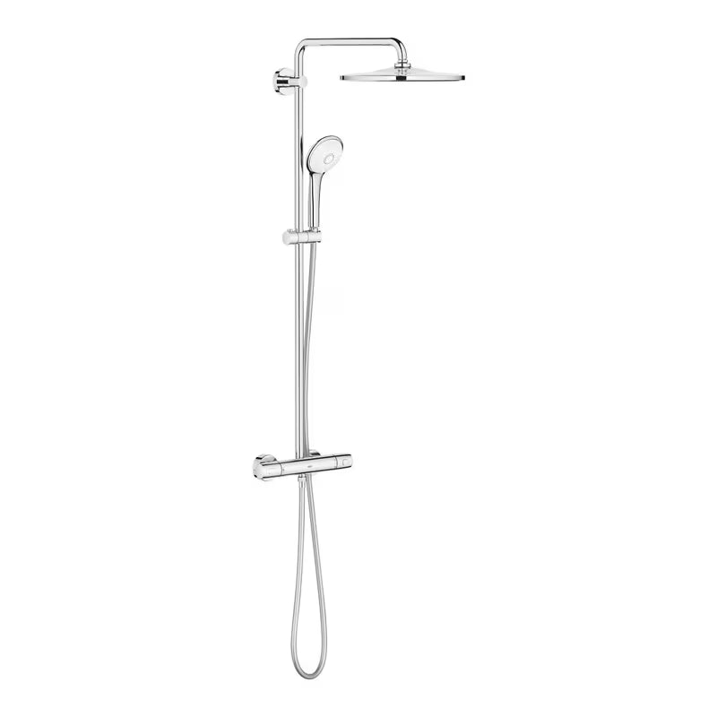 Grohe Euphoria System prysznicowy z baterią termostatyczną w wykończeniu chrom