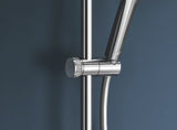 Chromowany system prysznicowy Grohe Euphoria System z baterią termostatyczną, z deszczownicą i słuchawką prysznicową