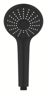 Matowo czarny system prysznicowy Grohe Euphoria System z baterią termostatyczną, z deszczownicą i rączką prysznicową