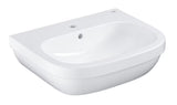 Umywalka wisząca Grohe Euro Ceramic 60 w kolorze alpejskiej bieli z przelewem i otworem pro baterię