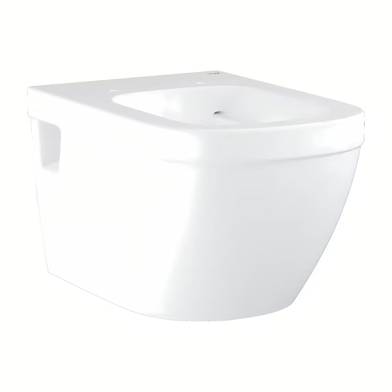 Białe miska WC wisząca Grohe Euro Ceramic Rimless z odpływem poziomym i głębokim spłukiwaniem