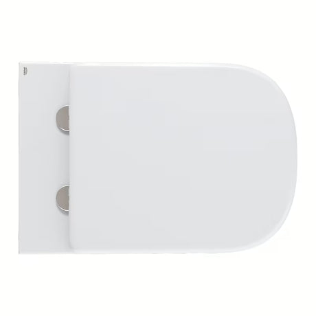 Białe miska WC wisząca Grohe Euro Ceramic Rimless z odpływem poziomym i głębokim spłukiwaniem
