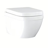 Zestaw WC podtynkowy Grohe Euro Ceramic w kolorze białym z miską rimless i deską wolnoopadającą soft Close