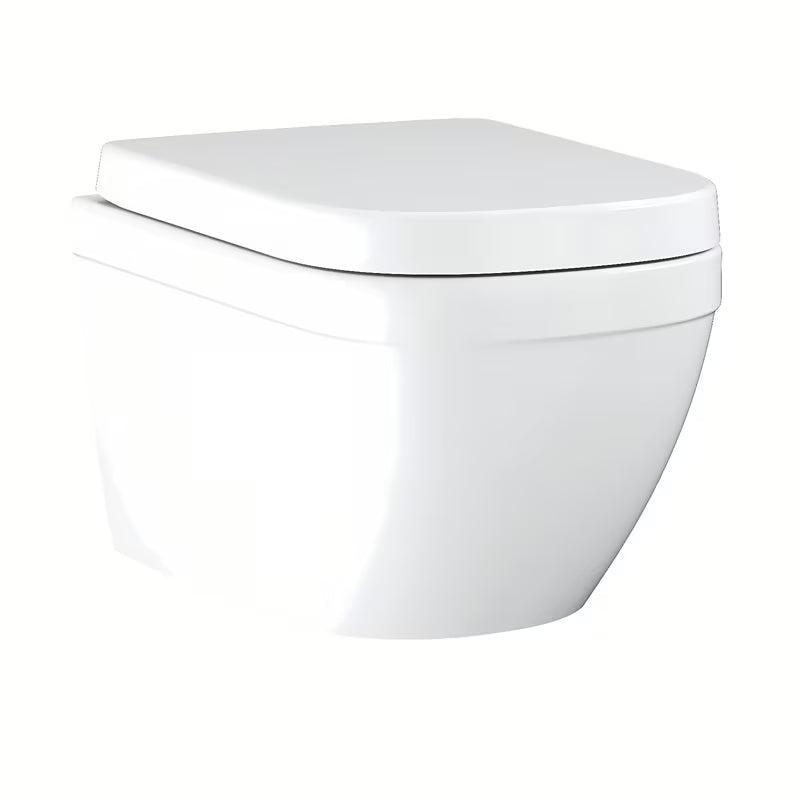 Zestaw WC podtynkowy Grohe Euro Ceramic w kolorze białym z miską rimless i deską wolnoopadającą soft Close