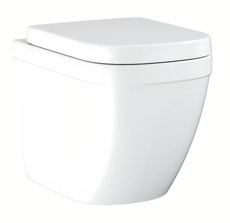 Grohe Euro Ceramic miska WC stojąca rimless z deską soft Close w kolorze alpine-white