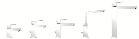 Grohe Eurocube wysoka bateria umywalkowa w chromie z dźwignią i obrotową wylewką