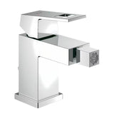 Grohe Eurocube jednouchwytowa stojąca bateria bidetowa z odpływem w wykończeniu chrom