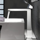 Grohe Eurocube wysoka bateria umywalkowa w wykończeniu chrom pro umywalka nablatowa 