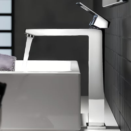 Grohe Eurocube wysoka bateria umywalkowa w wykończeniu chrom pro umywalka nablatowa 
