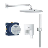 Grohe Eurocube podtynkowy system prysznicowy w chromie z słuchawką prysznicową Euphoria Cube Stick