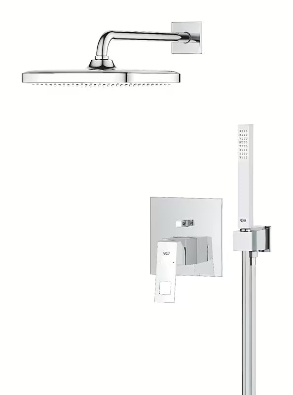 Grohe Eurocube podtynkowy system prysznicowy w chromie z słuchawką prysznicową Euphoria Cube Stick
