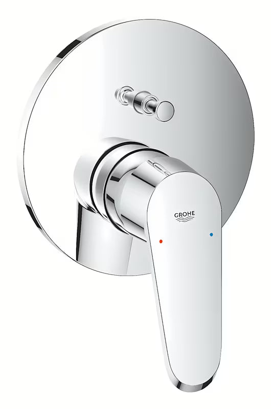 Grohe Eurodisc Cosmopolitan podtynkowa prysznicowa i bateria wannowa w wykończeniu chrom z 2-drożnym przełącznikiem.