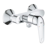 Ścienna bateria prysznicowa Grohe Euroeco w błyszczącym chromie