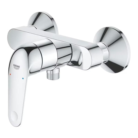 Ścienna bateria prysznicowa Grohe Euroeco w błyszczącym chromie