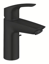 Grohe Eurosmart jednouchwytowa bateria umywalkowa w kolorze matowej czerni z odpływem