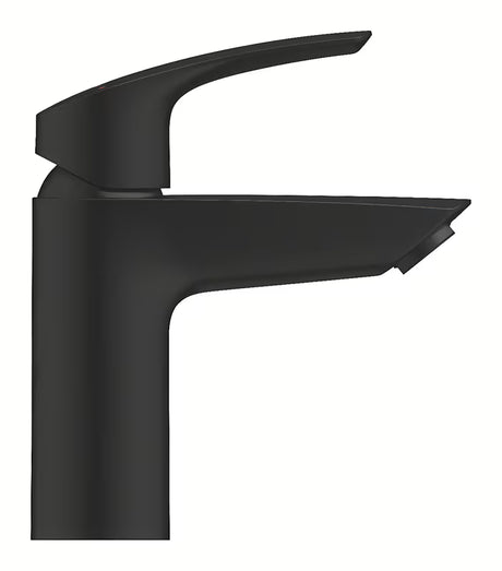Grohe Eurosmart jednouchwytowa bateria umywalkowa w kolorze matowej czerni z odpływem