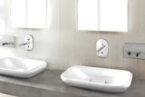 Chromowana podtynkowa sensorowa bateria umywalkowa Grohe Eurosmart z czujnikiem podczerwieni