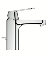 Chromowana umywalkowa jednouchwytowa bateria Grohe Eurosmart Cosmopolitan z łańcuszkiem