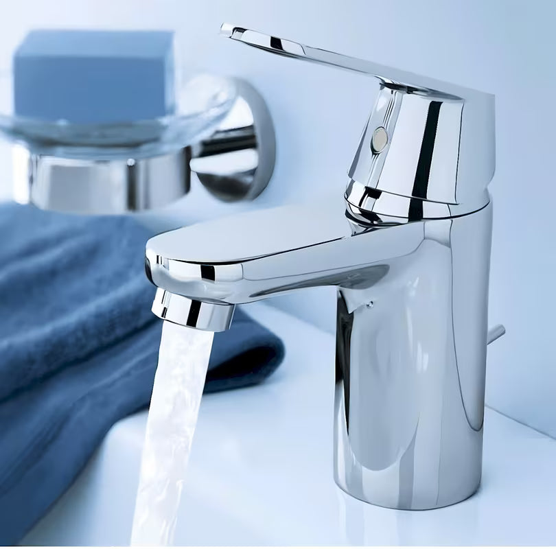 Chromowana bateria umywalkowa Grohe Eurosmart Cosmopolitan z dźwignią i oszczędnym perlatorem