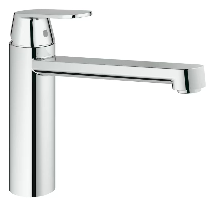 Chromowana bateria zlewozmywakowa Grohe Eurosmart Cosmopolitan ze średnio wysoką obrotową wylewką