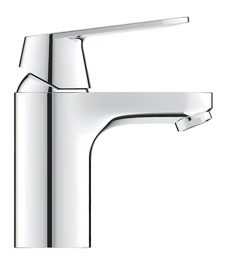 Chromowana bateria umywalkowa Grohe Eurosmart Cosmopolitan z uchwytem dźwigniowym i gładkim korpusem bez odpływu