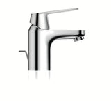 Chromowana bateria umywalkowa Grohe Eurosmart Cosmopolitan z dźwignią i korkiem automatycznym