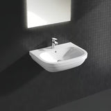 Chromowana bateria umywalkowa Grohe Eurosmart Cosmopolitan z dźwignią i korkiem automatycznym