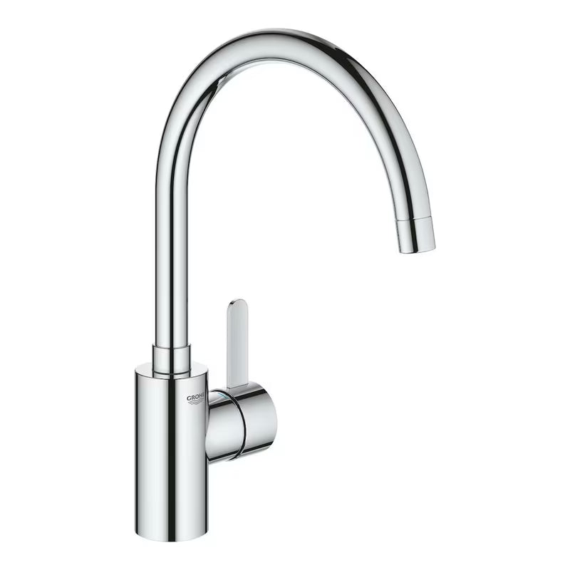 Chromowana bateria zlewozmywakowa Grohe Eurosmart Cosmopolitan z wysoką obrotową wylewką