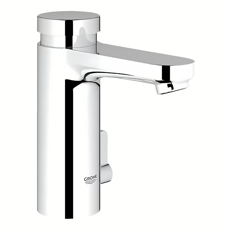 Chromowana samozamykająca bateria umywalkowa Grohe Eurosmart Cosmopolitan T z technologią Grohe EcoJoy.